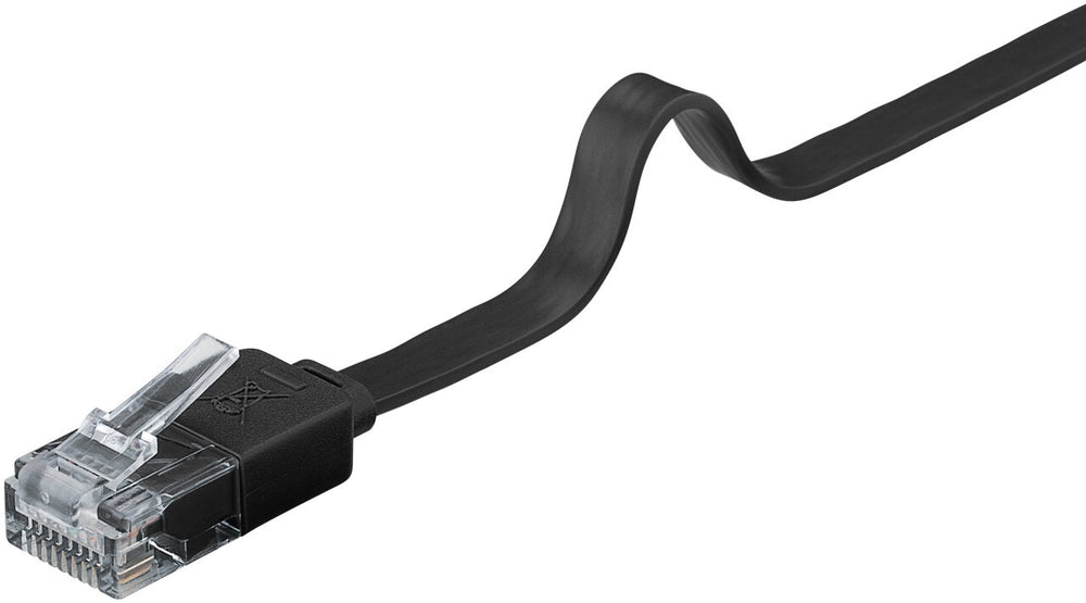 Goobay 95381 nätverkskablar Svart 10 m Cat6 U/UTP (UTP)