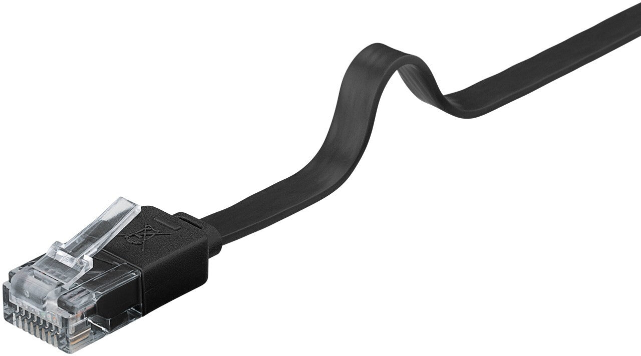 Goobay 95381 nätverkskablar Svart 10 m Cat6 U/UTP (UTP)
