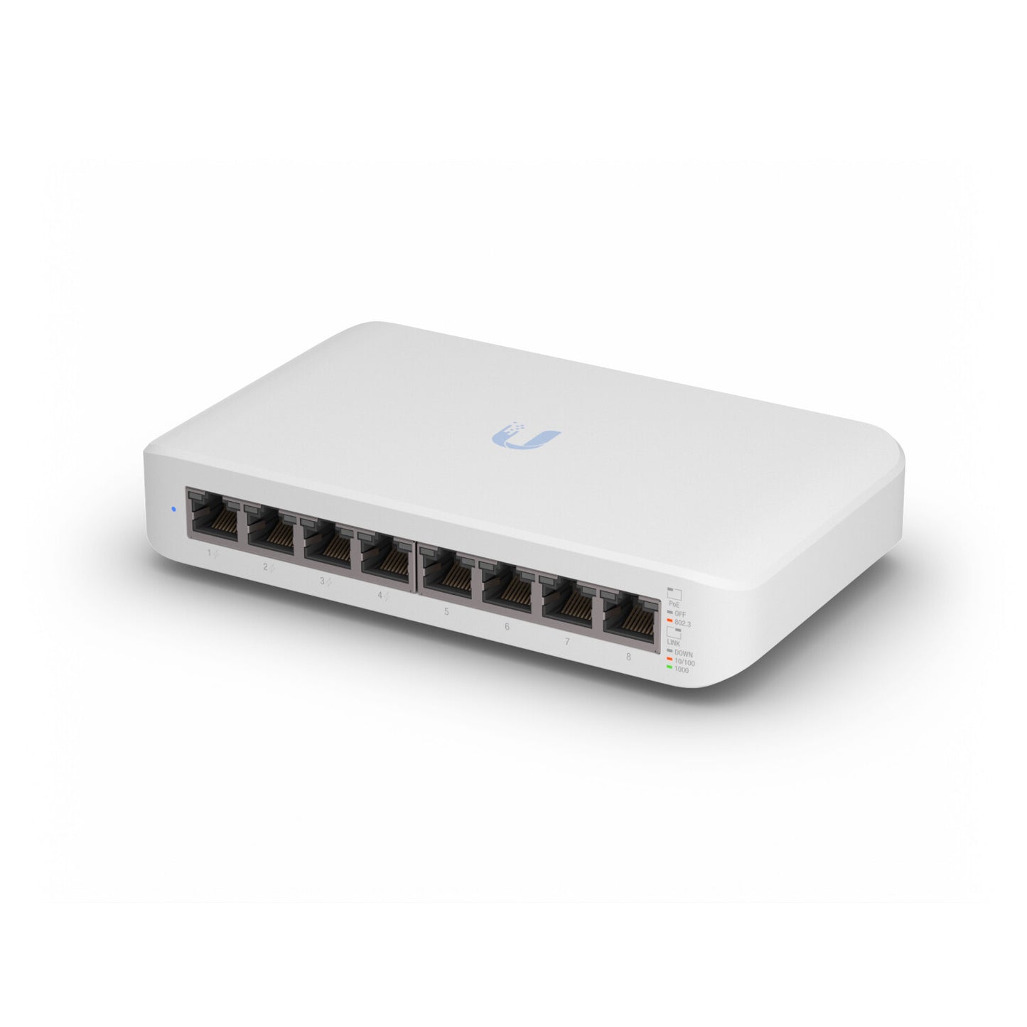 Ubiquiti UniFi Switch Lite 8 PoE hanterad L2 Gigabit Ethernet (10/100/1000) Strömförsörjning via Ethernet (PoE) stöd Vit