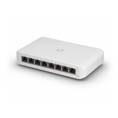 Ubiquiti UniFi Switch Lite 8 PoE hanterad L2 Gigabit Ethernet (10/100/1000) Strömförsörjning via Ethernet (PoE) stöd Vit