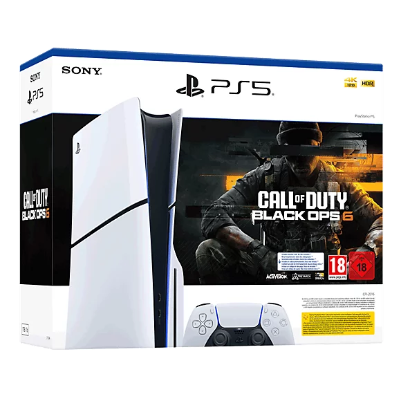 Sony PlayStation 5 Slim (Disc/Standard) Call of Duty: Black Ops 6 Bundle 1 TB SSD 8K HDR