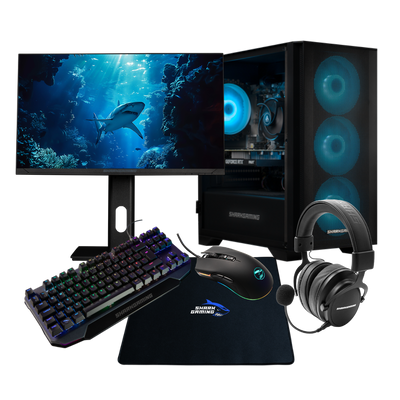 Shark Maelstrom R712 + SG24-FHD200 + Gamingtillbehör – Komplett Gamingpaket